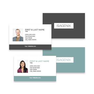 Isagenix Business Card Customizable - Design 03