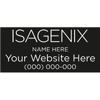 Isagenix Custom Decal_46x18
