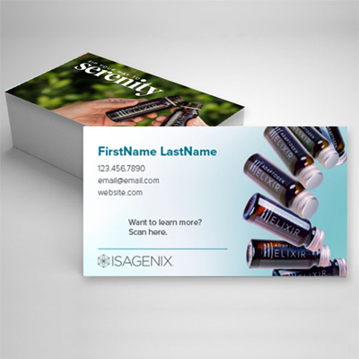 Isagenix Adaptogen Business Cards (250 Pack)