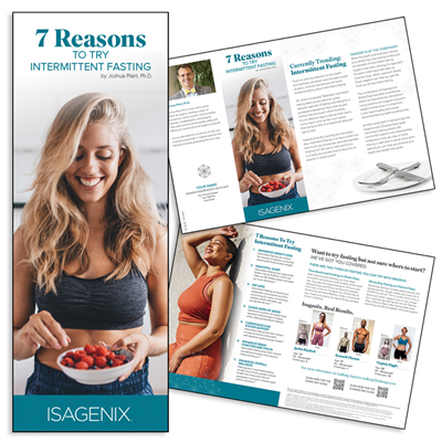 ISAGENIX 7 Reasons To Try Intermittent Fasting Brochure (20 pack)