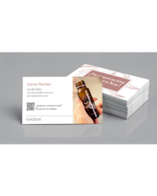 Isagenix Collagen Elixir™ Business Cards - Horiz - Spanish