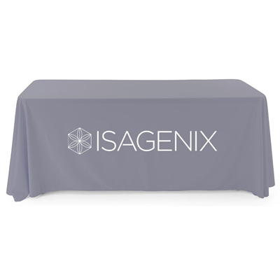 Isagenix Grey Table Cloth