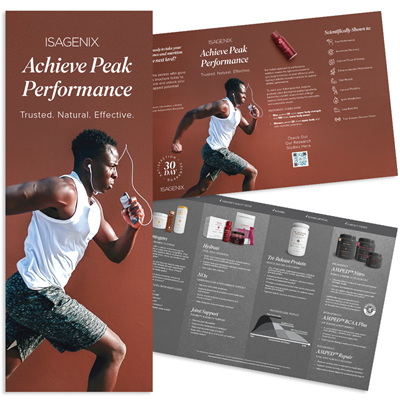 ISAGENIX Performance Brochure - English  (20 pack)